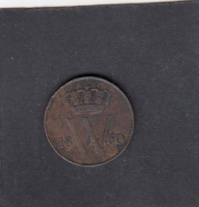 Beschrijving: 1 Cent WILLEM III